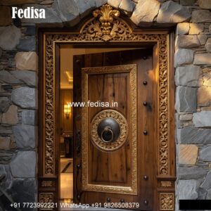 Classic Door Design Door With Mirror Design No-4067