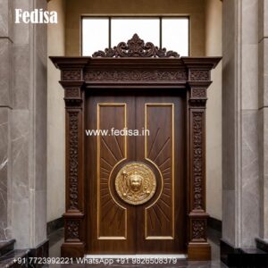 Vintage Wooden Door Modern Door Handle Design No-4069