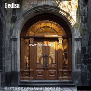 European Classic Door Door Design Simple Wood No-4083