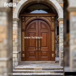 Carved Door Patterns Pooja Room Door Design No-4101