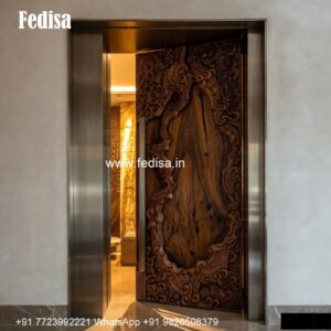 Rustic Classic Door Main Entrance Door Design No-4127