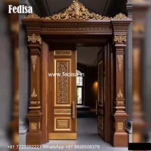 Carved Wooden Doors Jali Wala Door No-4203