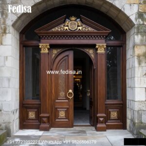 Handcrafted Wooden Door New Jali Door Design 2026 No-4204