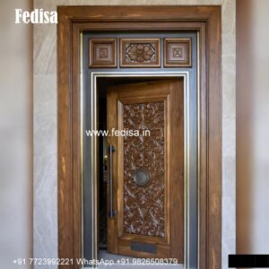 Rustic Classic Door Teak Door Design No-4209