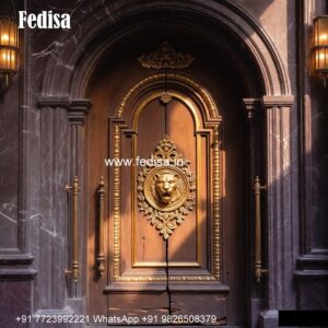 Home Entry Wooden Door Main Door Designs For Flats No-4215