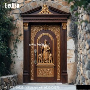 Elegant Door Design Teak Wood Door Price No-4317