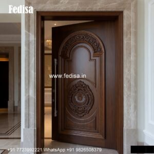 Mahogany Classic Doors Simple Wooden Door Design No-4325