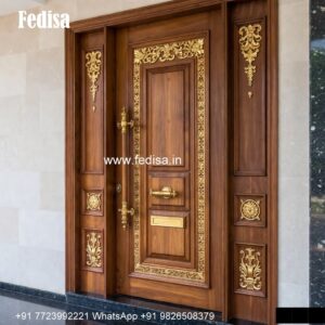 Carved Wooden Doors Wall Door Design No-4326