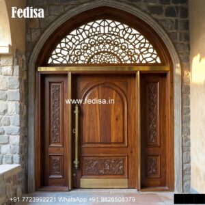 Hardwood Traditional Doors Wooden Main Gate Design No-4328