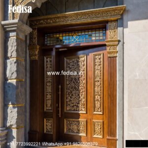 Luxury Classic Entrance Door Designs India Wooden Main Door Designs Indian Style Price No-4344