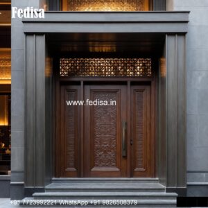 European Classic Door Black Door Design No-4370