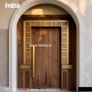 Rustic Classic Door Double Door Design For Home No-4373