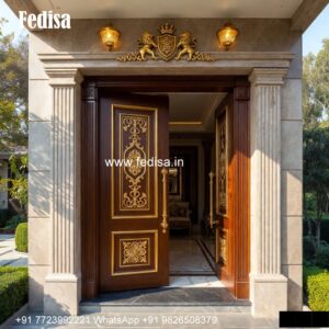Main Door Classic Design Wooden Jali Design For Main Door No-4377