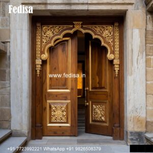 Classic Wooden Main Door Design For Home Readymade Door Design No-4383