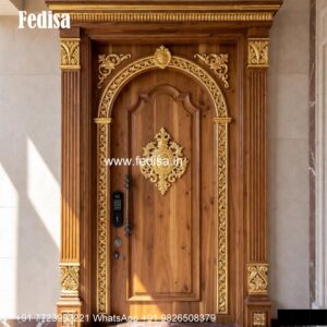 Luxury Classic Entrance Door Designs India Main Hall Double Door Design No-4385