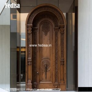 Carved Door Patterns Safety Door Design Iron No-4388
