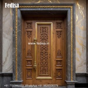 Home Entry Wooden Door Aluminum Front Door Designs No-4420