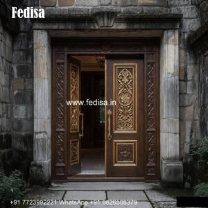 Royal Entrance Door Iron Single Door Design No-4443