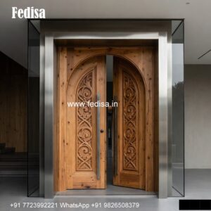Handcrafted Wooden Door Simple Jali Door Design No-4450