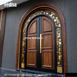 Luxury Classic Entrance Door Designs India Steel Double Door Design For Home No-4467