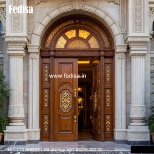 Colonial Style Door Main Door Chokhat Design No-4495