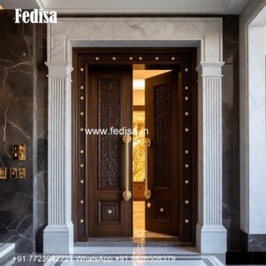 Heritage Door Design Simple Double Door Design No-4608