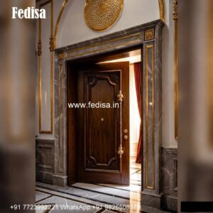 Villa Entrance Door Sheet Metal Door Design No-4667