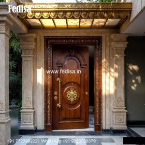 Decorative Wooden Doors Chokhat Design Price No-4676