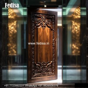 Italian Style Wooden Doors Main Door Entrance Design For Flats No-4704