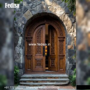 Double Door Classic Style Steel Grill Door Design No-4719