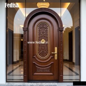 Royal Entrance Door Aluminum Jali Door Design No-4730