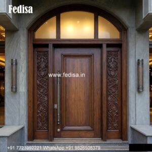 Home Entry Wooden Door Room Gate Design Wood No-4748