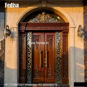 Home Entry Wooden Door Aluminum Door Design For Bathroom No-4789