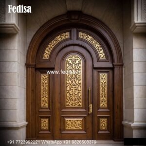 Traditional Carved Wooden Front Door Ideas Door Gate Design For Home No-4835