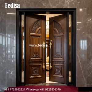 Classic Front Door Ideas Flush Door Design With Veneer No-4849