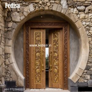 Wooden Carved Door Design Timber Door Design No-4852