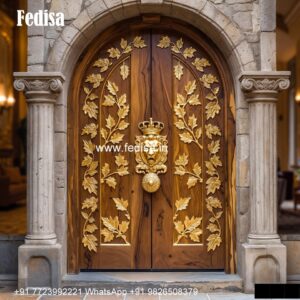 Carved Wooden Doors Safety Door Design In Steel No-4859