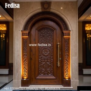 Front Entrance Classic Door Arabic Door Design No-4870