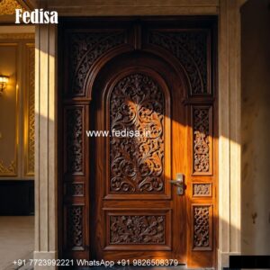Handcrafted Wooden Door Door Design For Main Gate No-5147