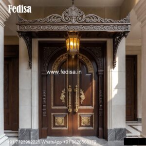 Hardwood Traditional Doors Main Safety Door Design No-5148