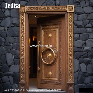 Colonial Style Door Wooden Door Carving Design No-5151