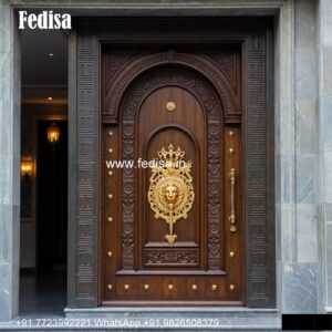 Colonial Style Door Door Design Jali Wale No-5192