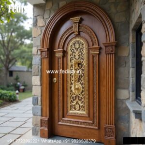 Italian Style Wooden Doors New Front Door Design No-5196