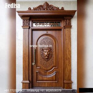 Bungalow Classic Door Design Master Bedroom Door Design No-5201