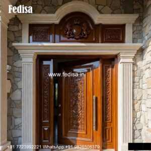 Luxury Classic Entrance Door Designs India Steel Chokhat Design No-5205