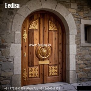 Carved Door Patterns Main Door Elevation Design No-5208