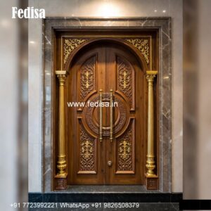 Traditional Door Design Door With Ventilation Design No-5216