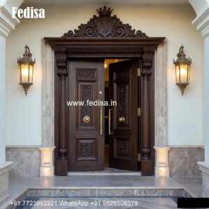 Wooden Carved Door Design French Door Designs For Living Room No-5221