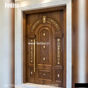 European Classic Door Pine Wood Door Design No-5231