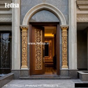 Main Door Classic Design Steel Gate Single Door Price No-5238